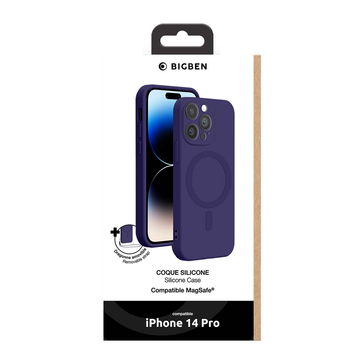 Coque pour iPhone 14 Pro Compatible MagSafe en Silicone-3