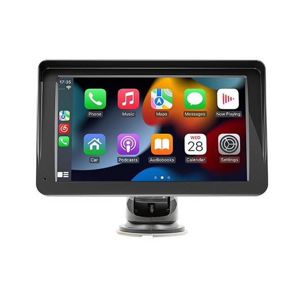 Écran voiture 7'' CarPlay Android Auto sans fil avec Support Ventouse