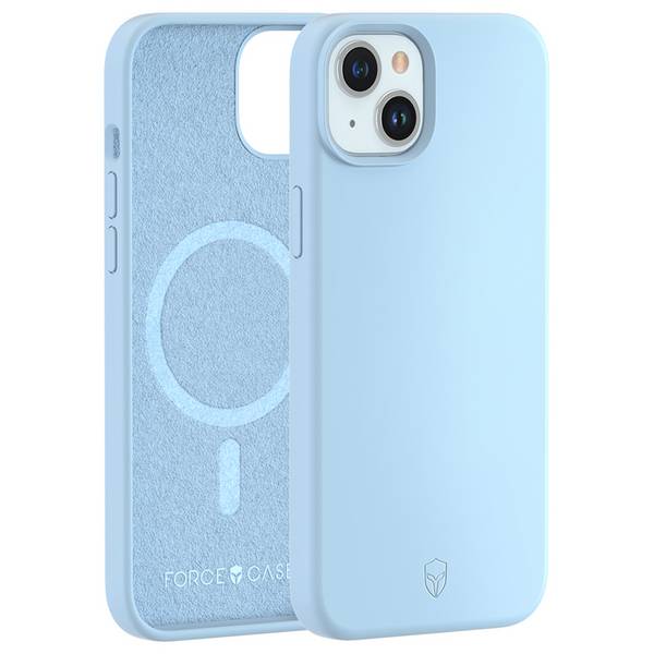 Coque Renforcée Silicone Compatible MagSafe pour iPhone 15