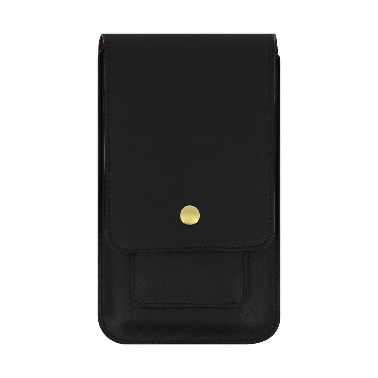 Étui Ceinture pour Smartphone Multipoche Vertical Horizontal Bouton Magnétique-0