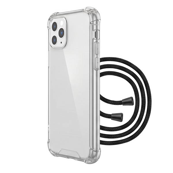 Coque pour iPhone 11 Pro Max Rigide à bandoulière amovible
