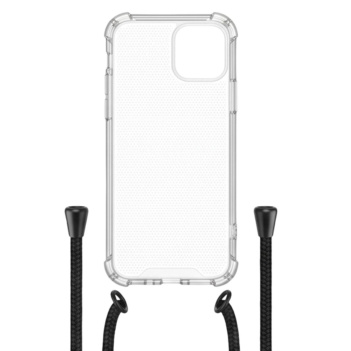 Coque pour iPhone 11 Pro Max Rigide à bandoulière amovible-4