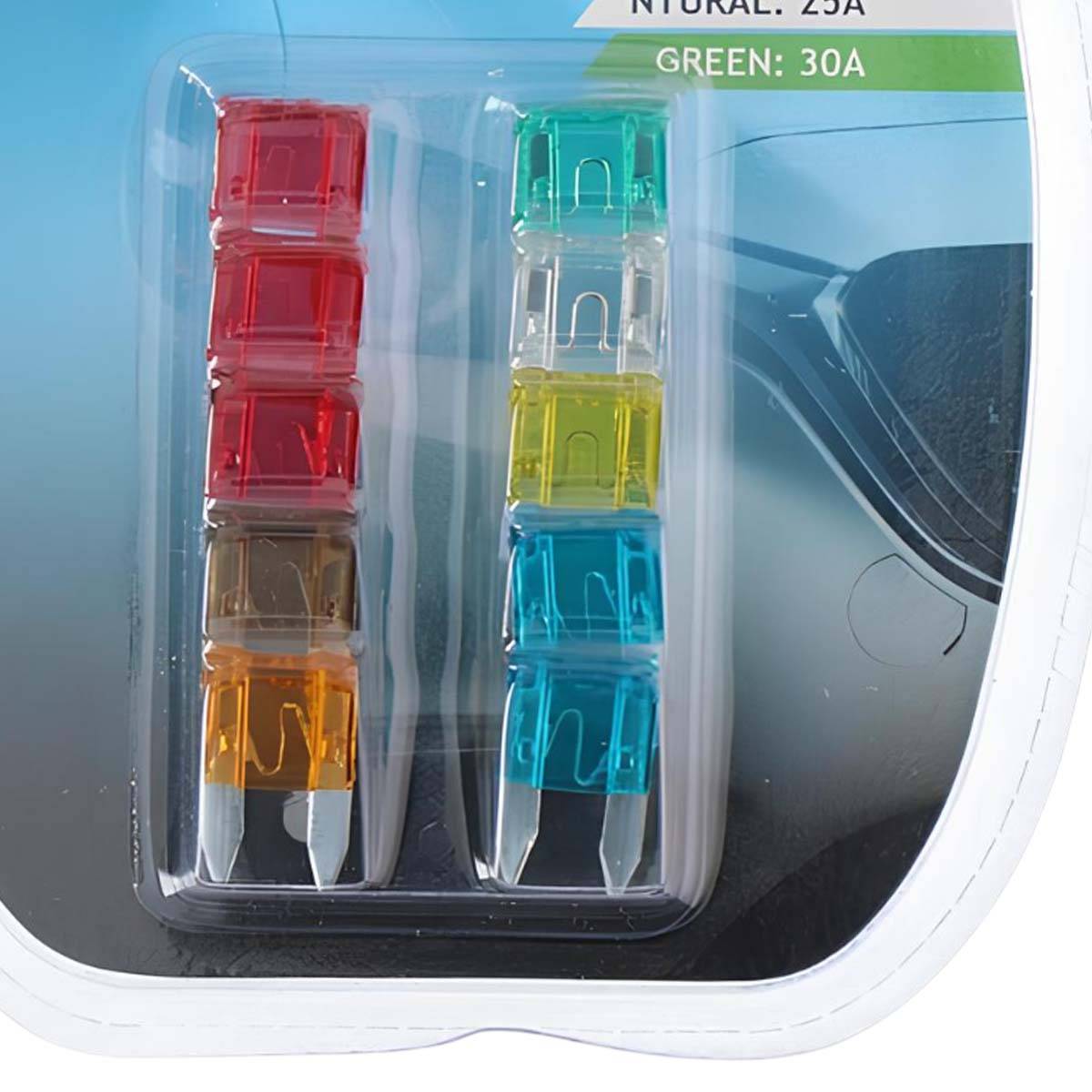 Fusibles Voitures 10 pièces pour Protection Système Électrique-3