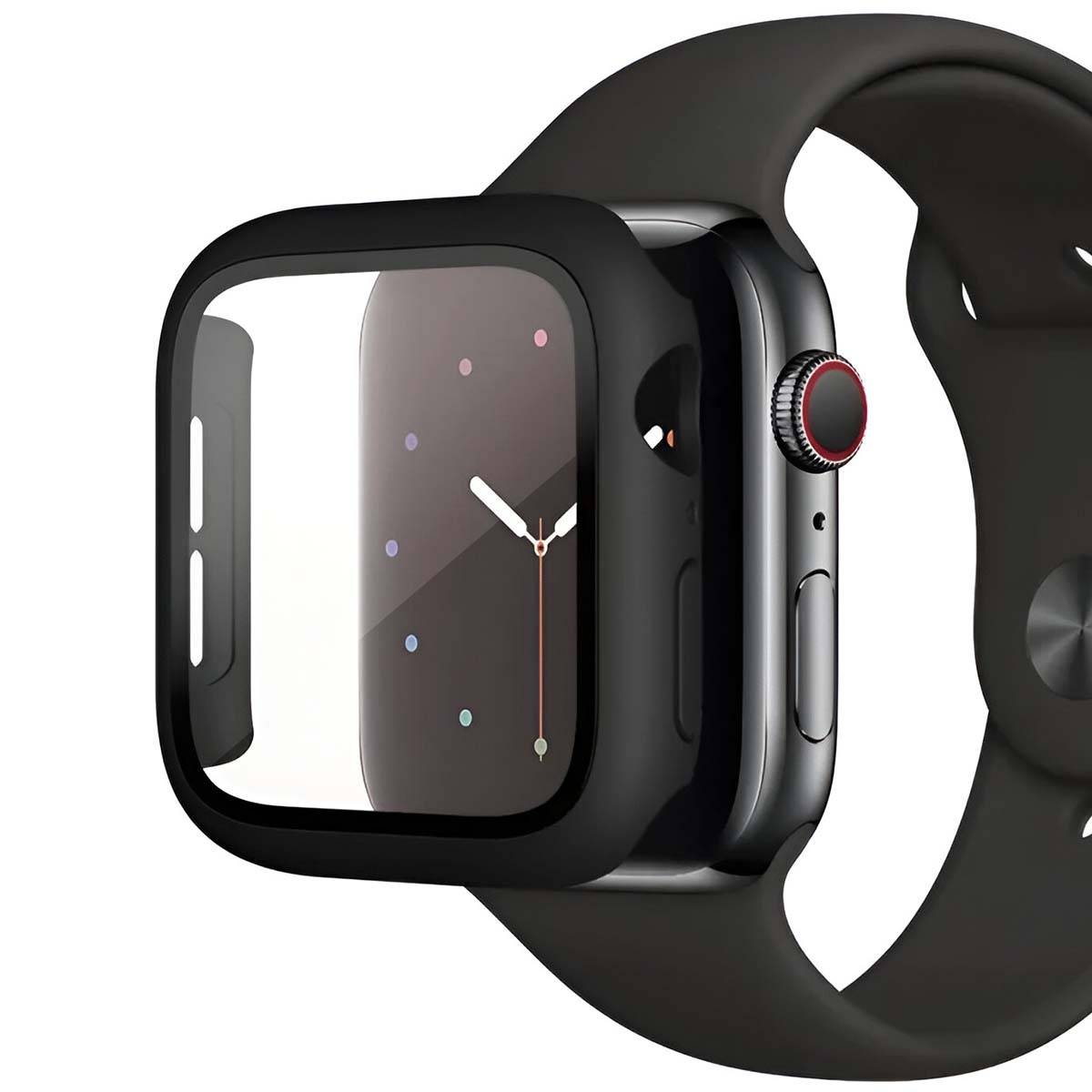 Protection d'écran pour Apple Watch Séries 4 / 5 / 6 / SE Oléophobe Full Body-1
