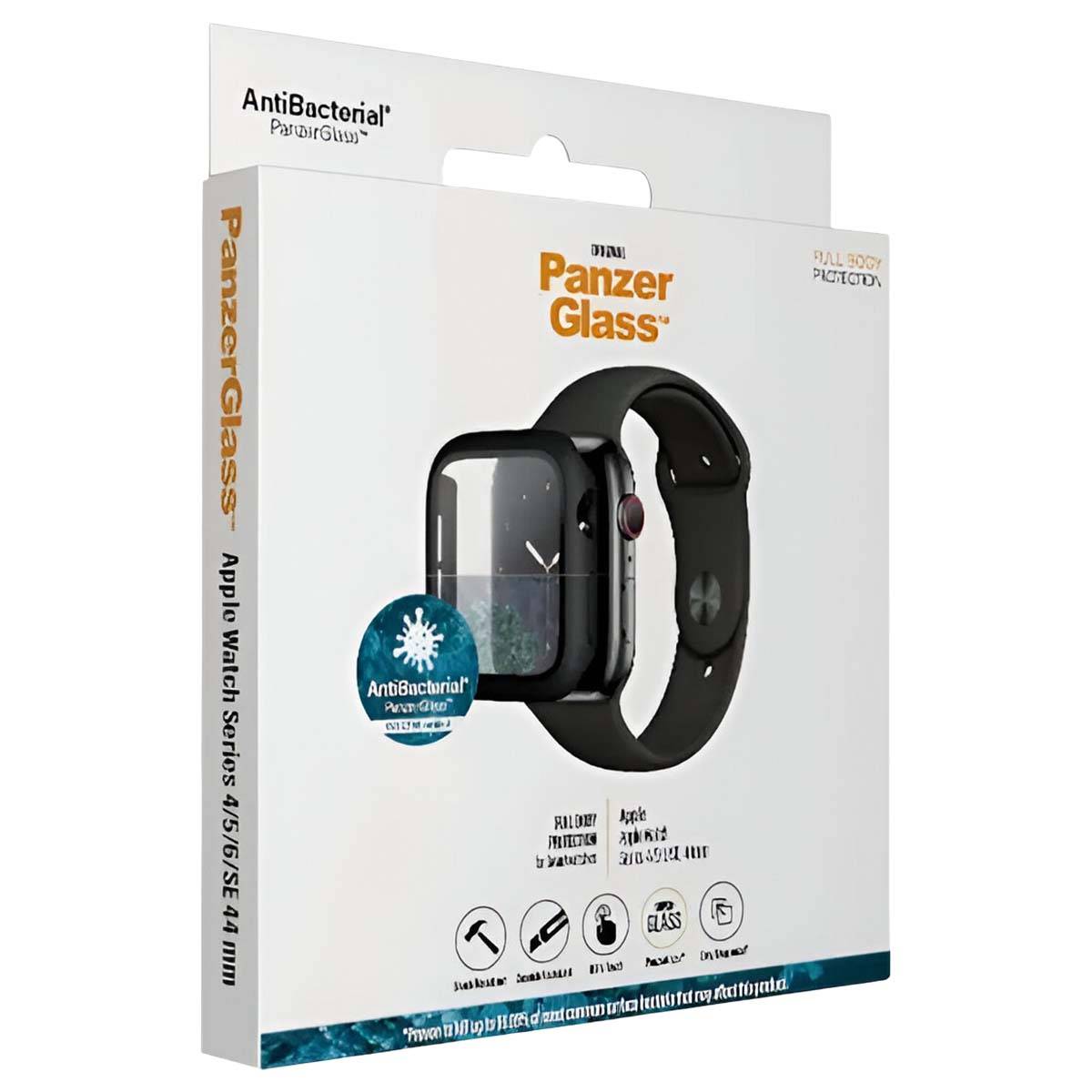Protection d'écran pour Apple Watch Séries 4 / 5 / 6 / SE Oléophobe Full Body-4