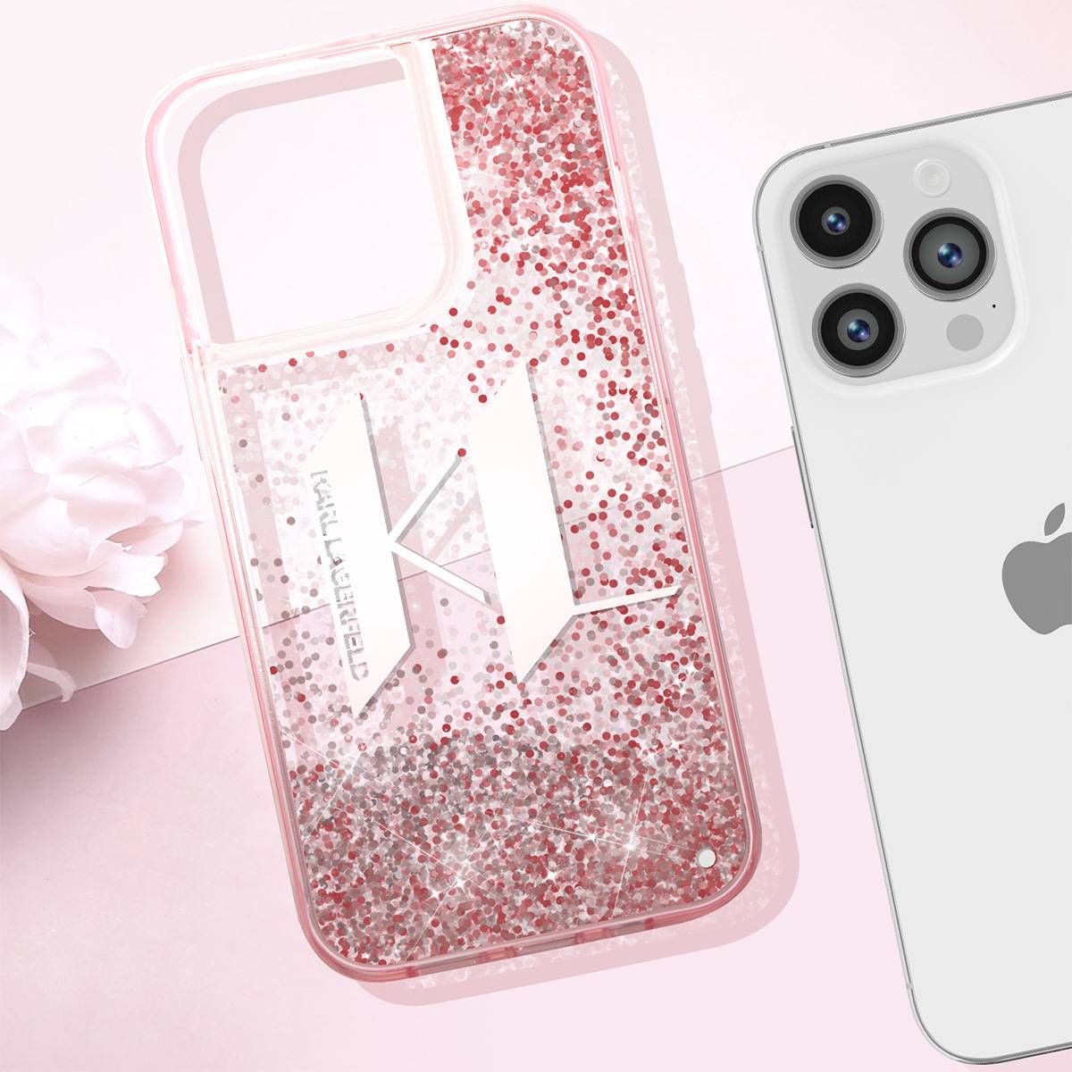 Coque pour Apple iPhone 14 Pro Max Glitter KL Paillettes flottantes-3