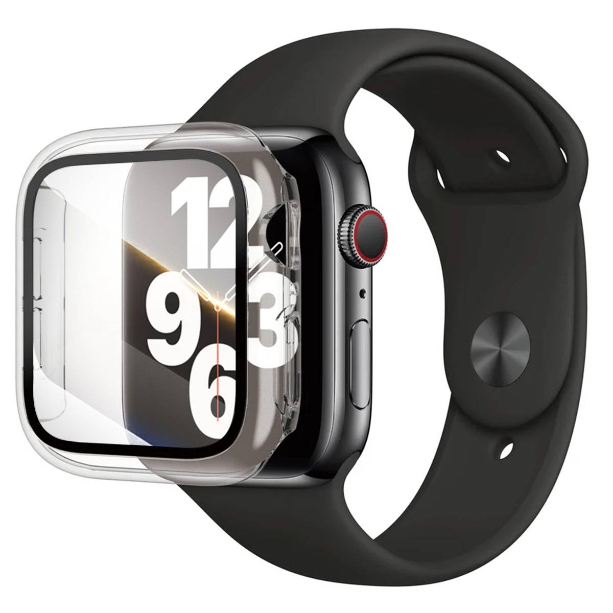 Protection d'écran pour Apple Watch Séries 4 / 5 / 6 / SE Oléophobe Full Body-1