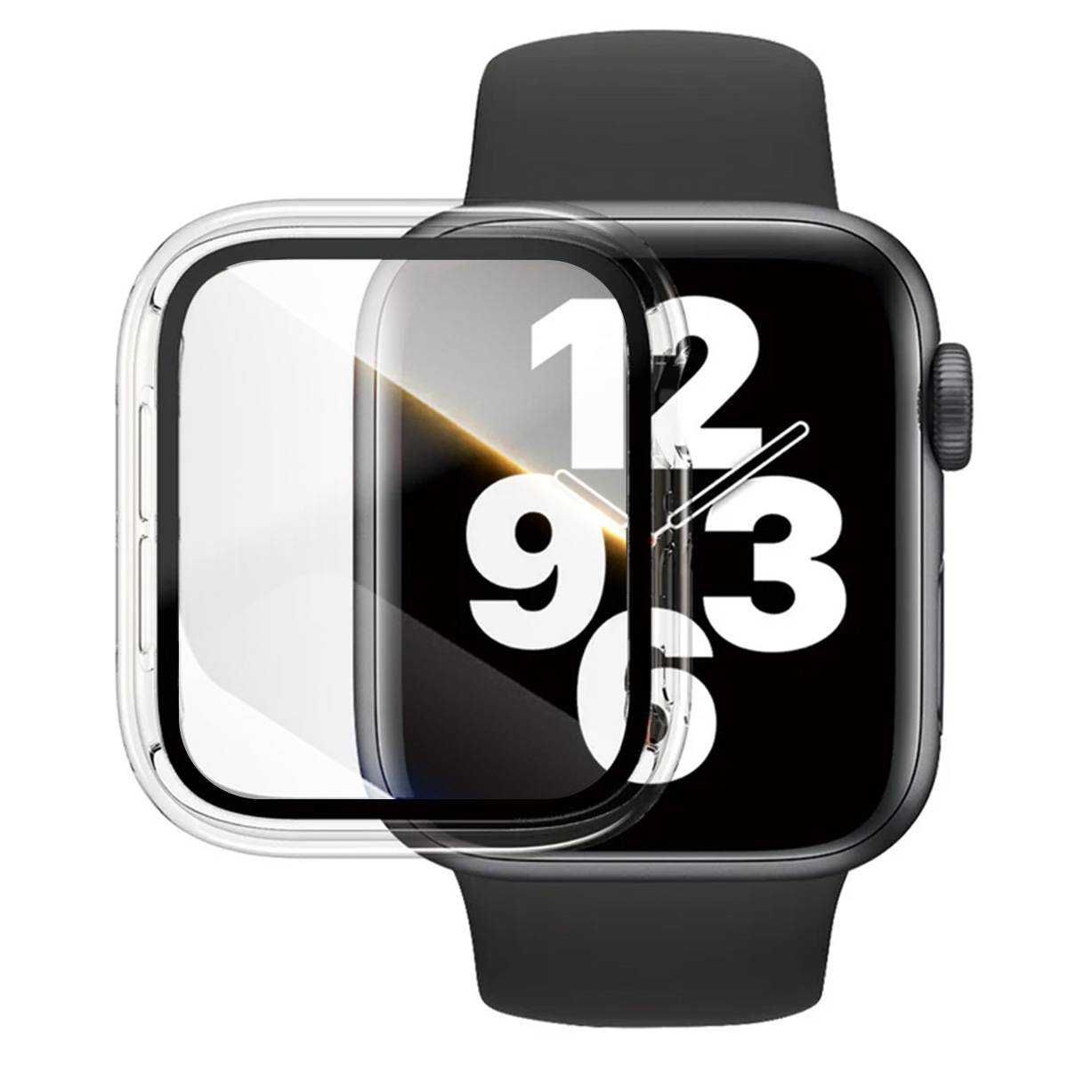 Protection d'écran pour Apple Watch Séries 4 / 5 / 6 / SE Oléophobe Full Body-0