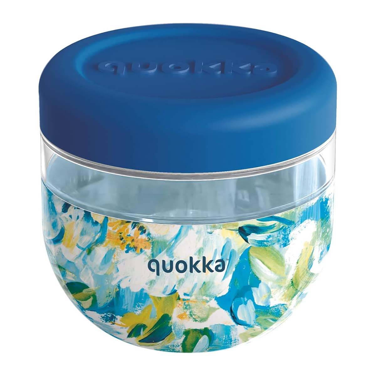 Récipient Alimentaire avec Motif Pivoines 500ml avec Couvercle Antidérapant-1