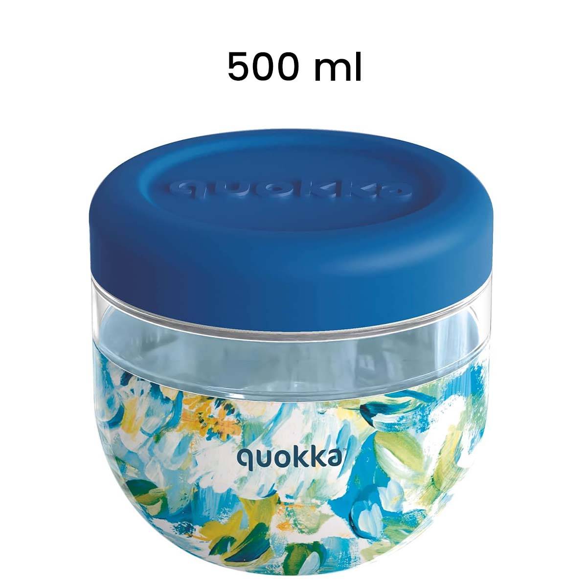 Récipient Alimentaire avec Motif Pivoines 500ml avec Couvercle Antidérapant-4