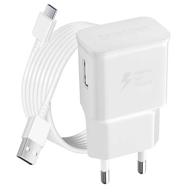 Pack Chargeur Secteur Samsung 15W USB-A avec câble USB-C vers USB-A 1m