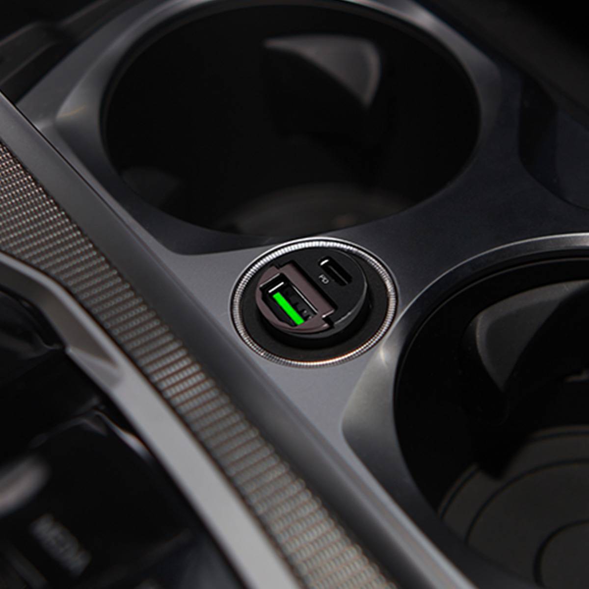 Double Chargeur voiture USB A+C PD 30W Power Delivery Mini-3