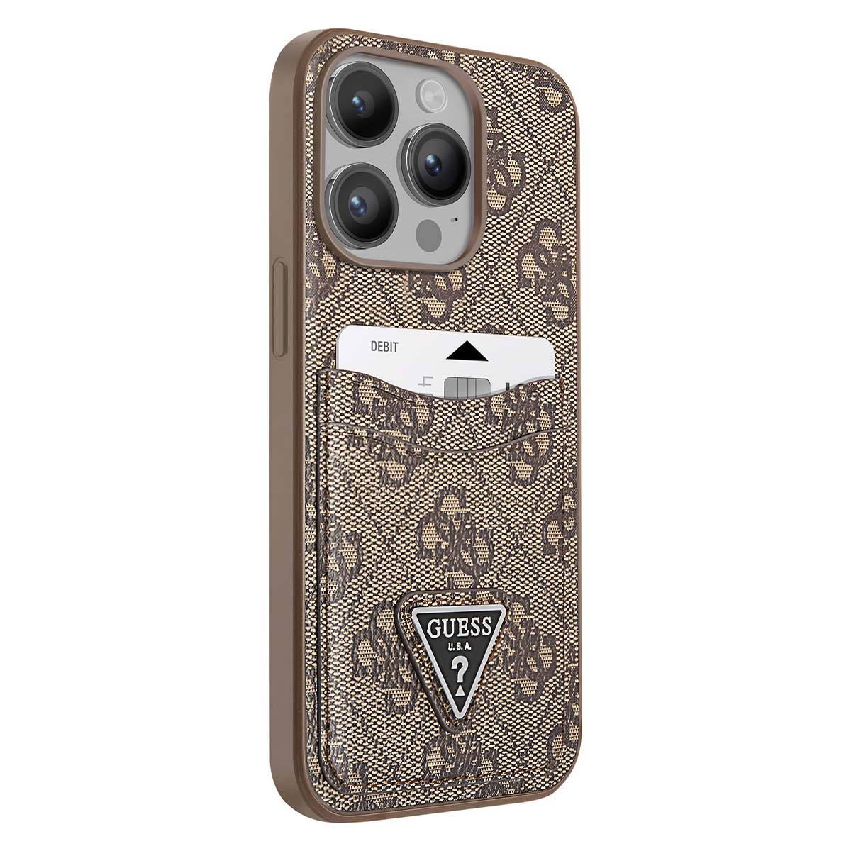 Coque pour Apple iPhone 14 Pro Max PU 4G Porte-cartes-0