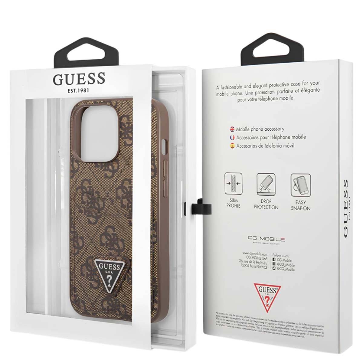 Coque pour Apple iPhone 14 Pro Max PU 4G Porte-cartes-4