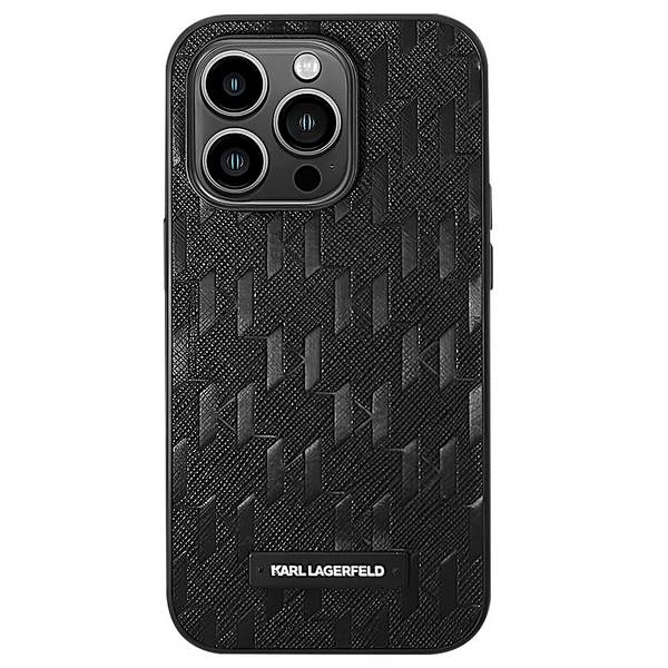 Coque pour Apple iPhone 14 Pro PU Saffiano Monogram