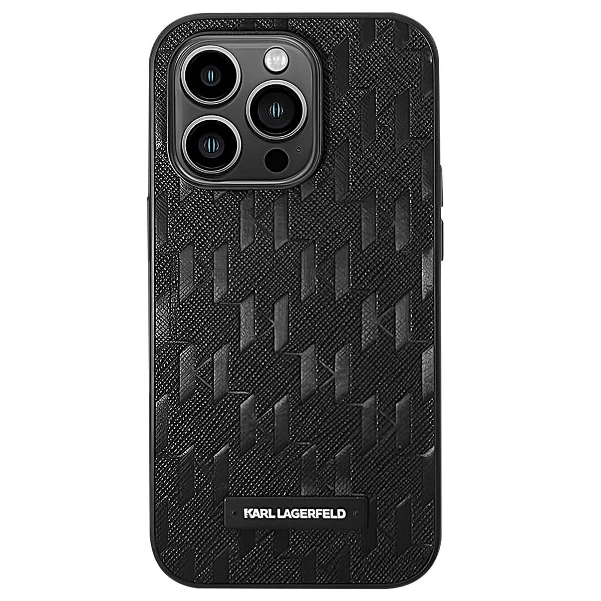 Coque pour Apple iPhone 14 Pro PU Saffiano Monogram-0