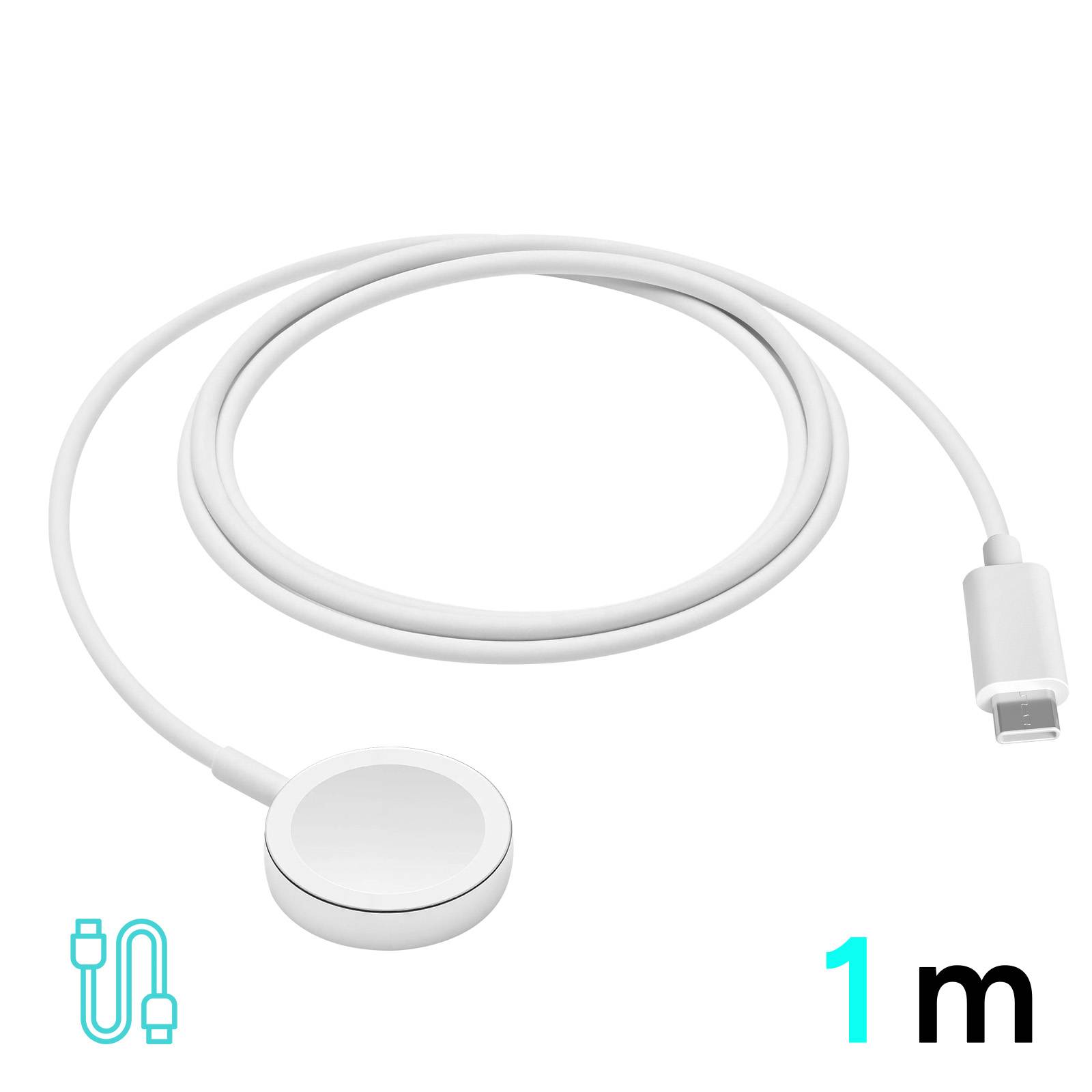 Câble Magnétique pour Apple Watch 5W avec Prise USB-C Compact-4