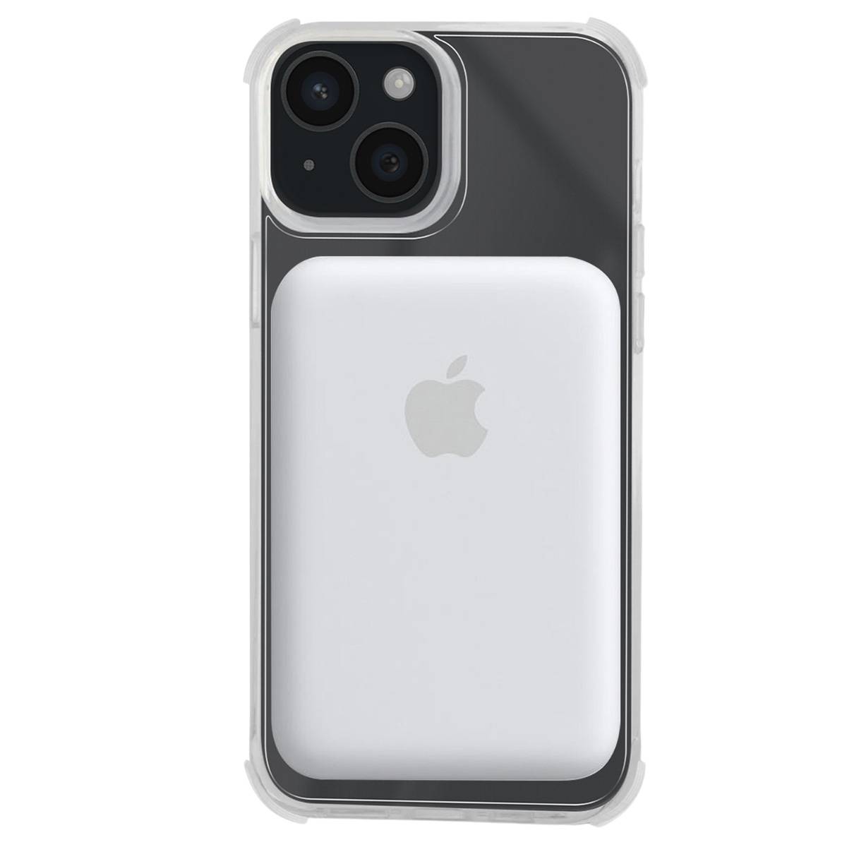 Coque Magsafe pour Apple iPhone 15 Plus TPU Ring Stand Karl et Choupette-4