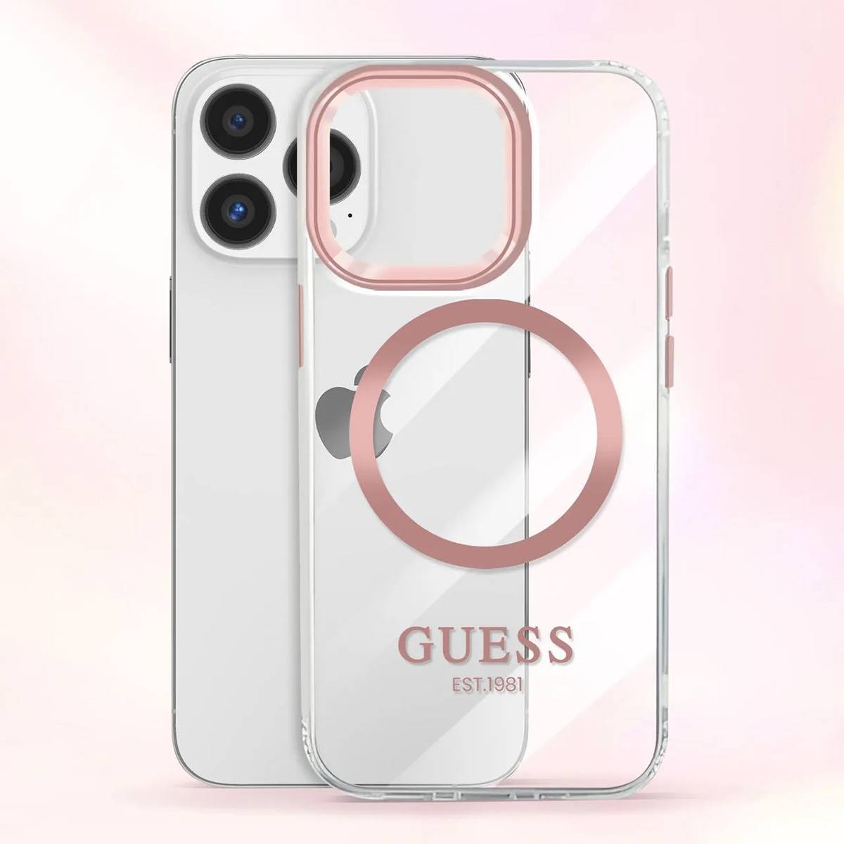 Coque Magsafe pour Apple iPhone 13 Pro TPU Gold Outline-1