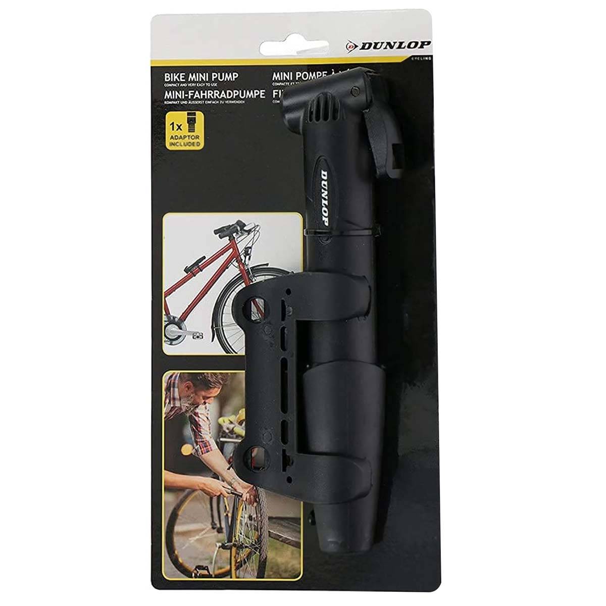 Mini Pompe pour Vélo avec Adaptateur Compacte et Portable-4