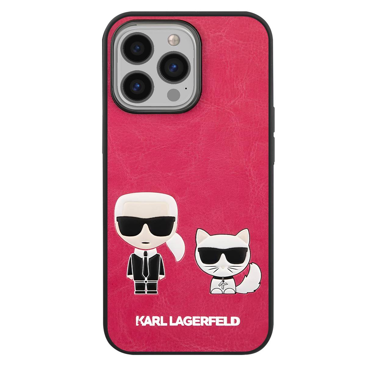 Coque pour Apple iPhone 13 Pro PU Karl & Choupette-1