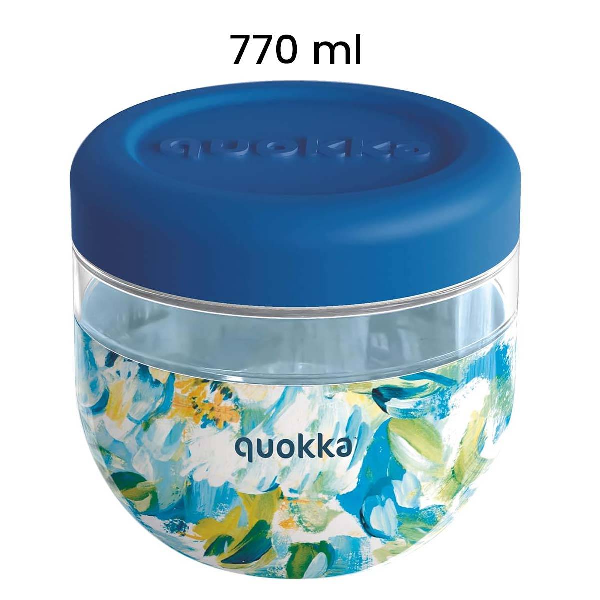 Récipient Alimentaire avec Motif Pivoines 770ml avec Couvercle Antidérapant-4