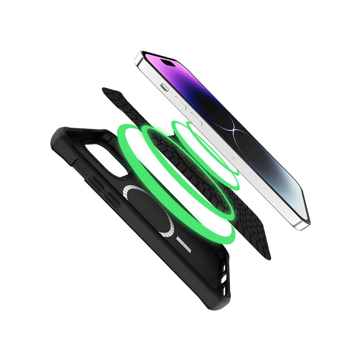 Coque pour iPhone 14 Pro Max Renforcée Ballistic Nylon R Compatible MagSafe-3