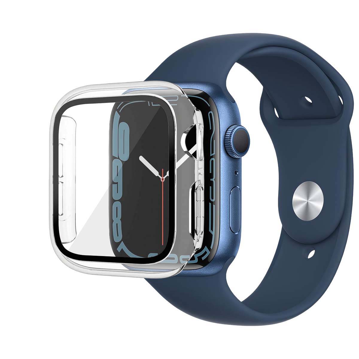 Protection d'écran pour Apple Watch Séries 7 / 8 45mm Oléophobe Full Body-1