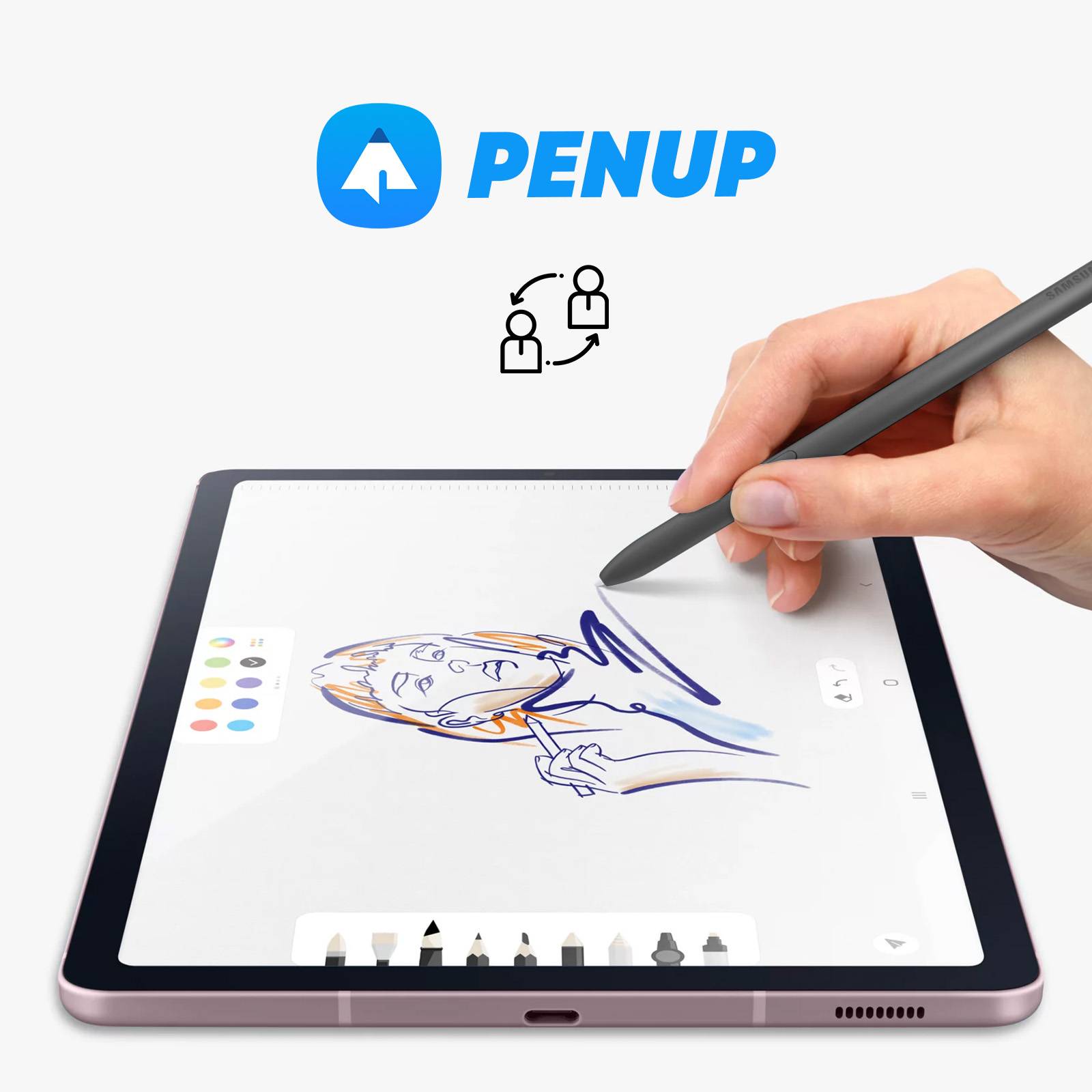 Stylet S Pen avec Bouton pour Galaxy Tab S6 Lite Précis-3