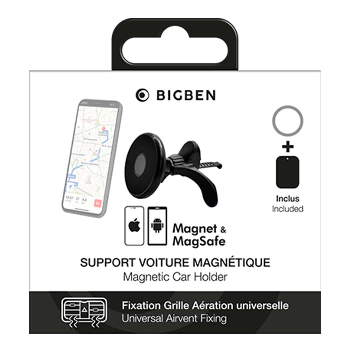 Support Voiture Magnétique MagSafe pour Grille d’Aération avec Pince de Fixation-3