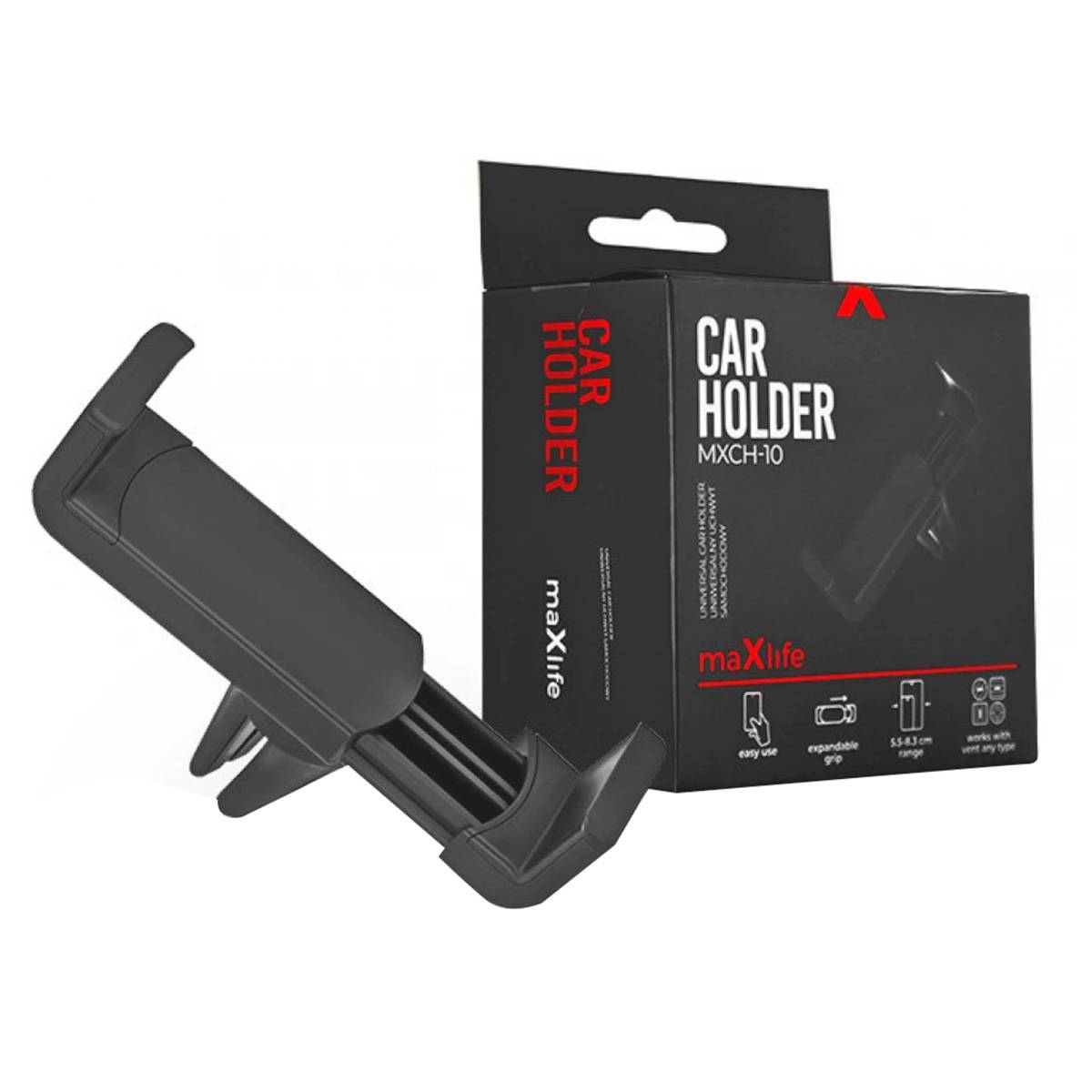 Support Voiture pour Smartphone Universel Fixation sur Grille de Ventilation-4