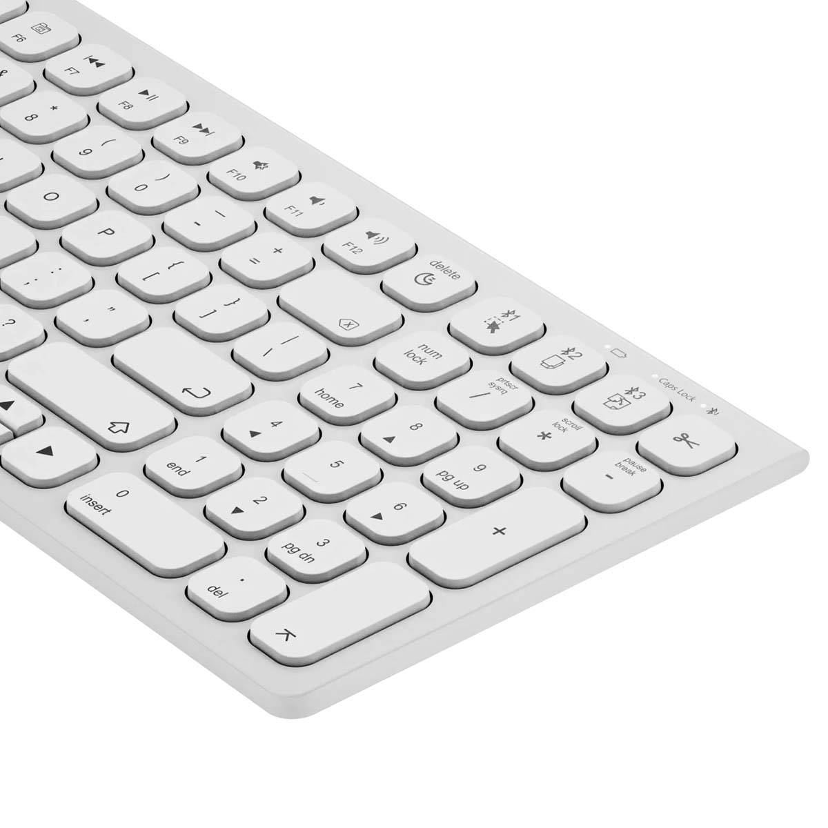 Clavier Sans Fil AZERTY Rechargeable USB-C Modèle Echelon 109 Touches Compact-1