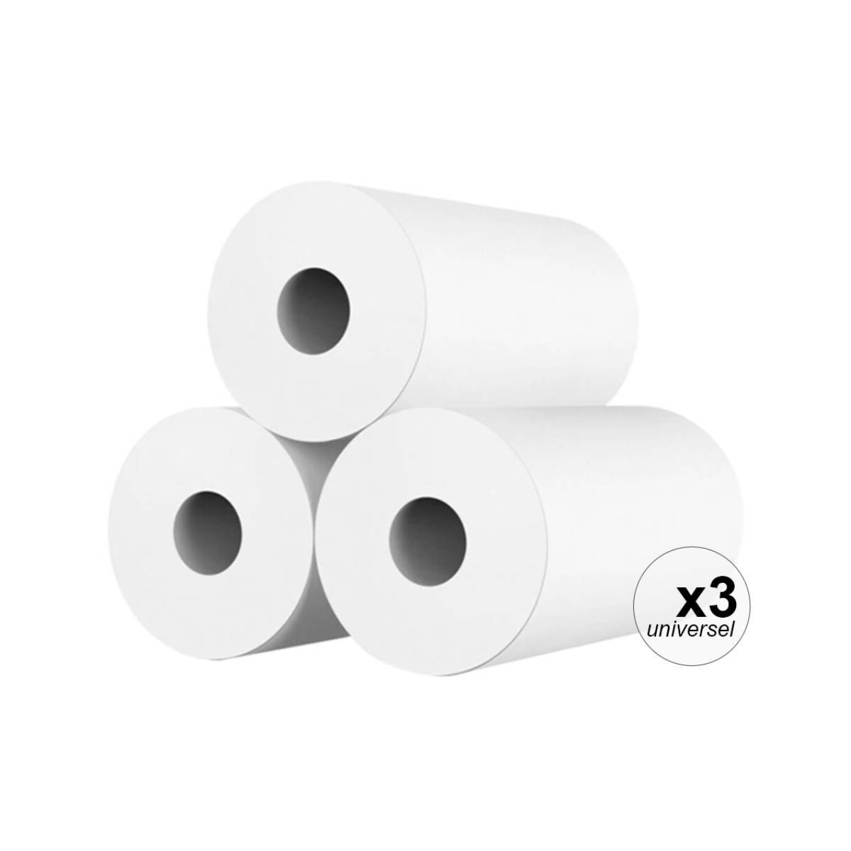 Lot de 3 Rouleaux d'Impression pour Appareil Photo-0