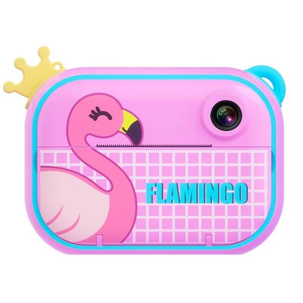 Appareil Photo Wifi pour Enfant avec Impression Instantanée Zoo Family Flamingo