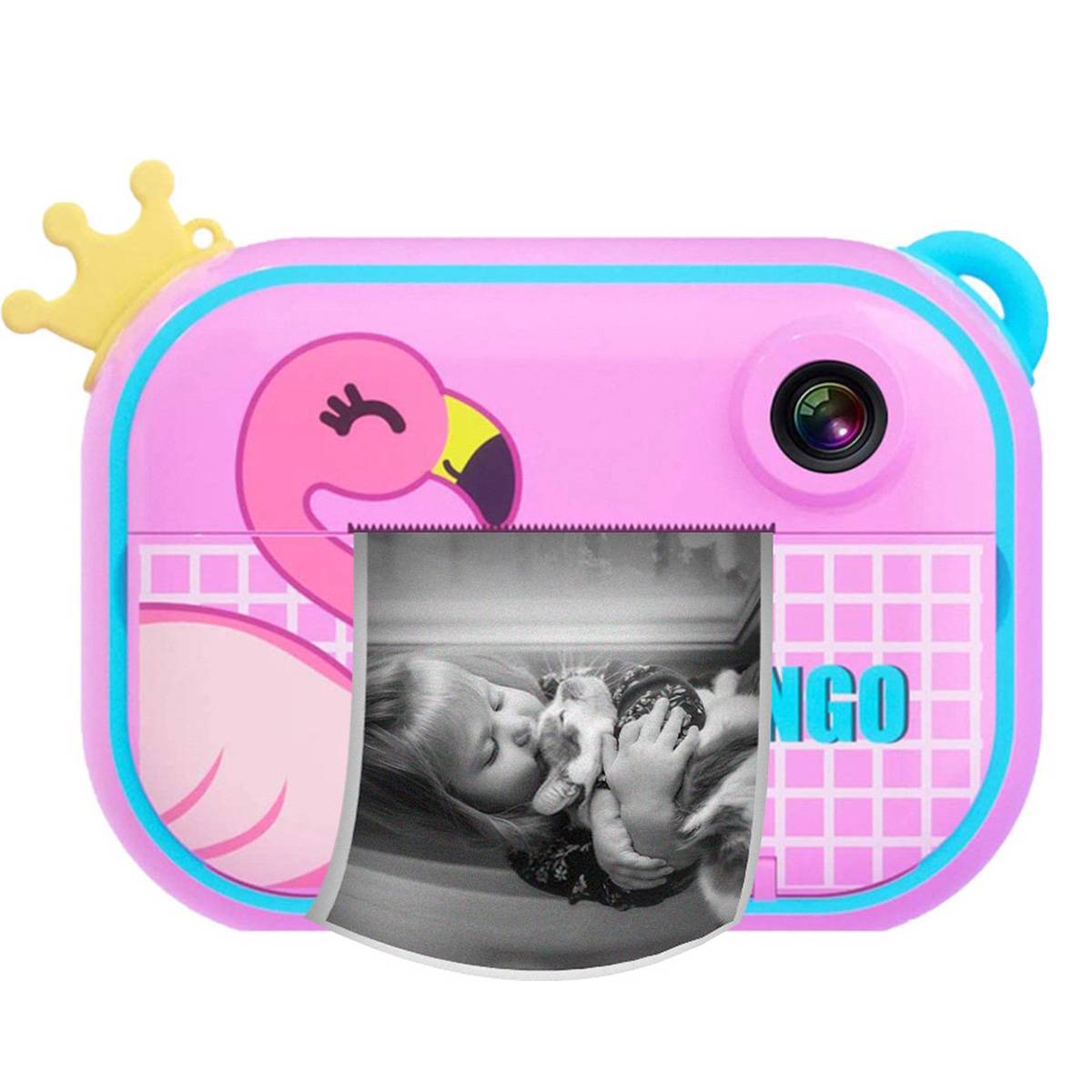 Appareil Photo Wifi pour Enfant avec Impression Instantanée Zoo Family Flamingo-3