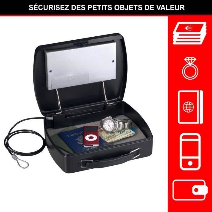 MASTER LOCK Coffre-fort Compact et Portable [Combinaison] [Câble de Fixation] P008EML-2
