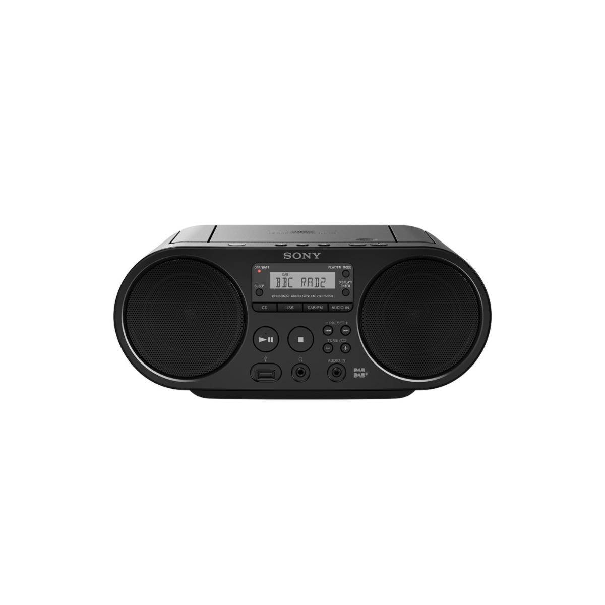 N/A DAB+ Sony ZS-PS55B AUX, CD, USB noir-3