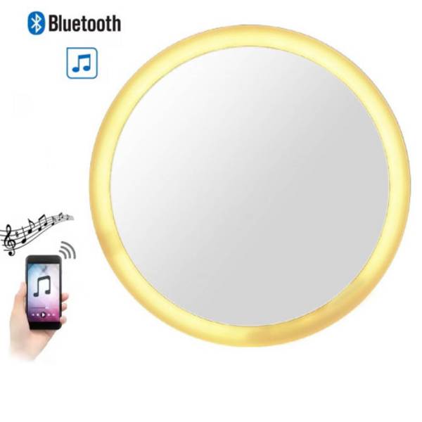 Miroir LED avec enceinte Bluetooth intégrée