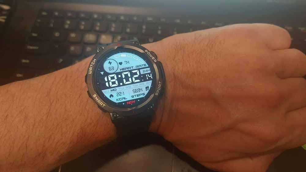 Blackview W50 (Montre Connectée - 1.39'' - Microphone intégré) Noir-0
