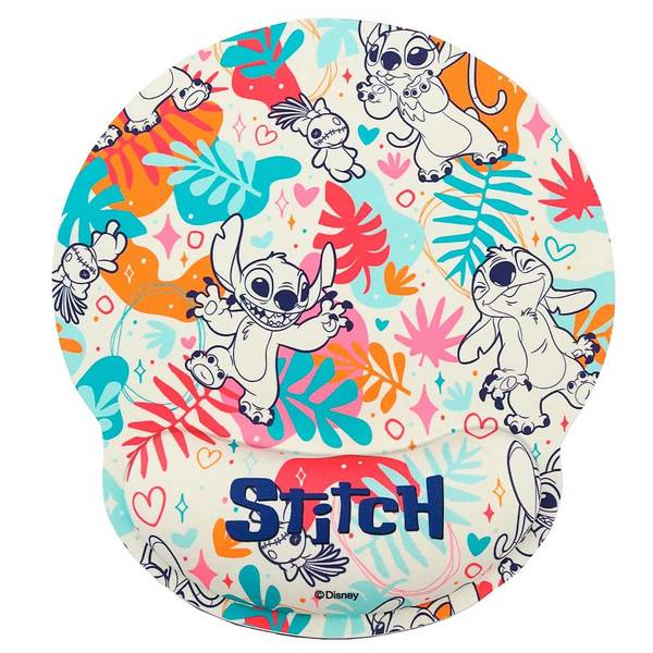 Tapis de Souris Ergonomique XXL Stitch de Disney avec Repose Poignet