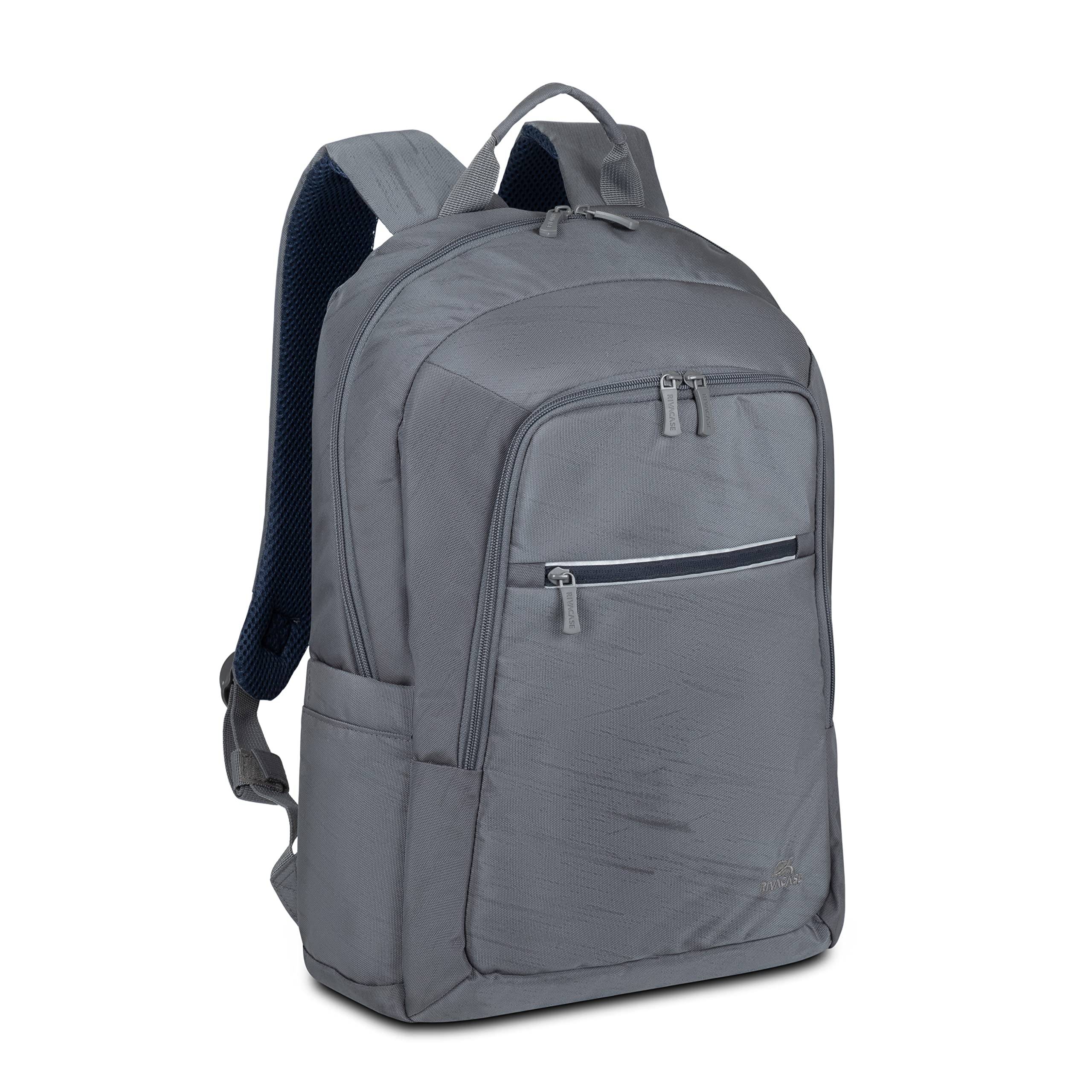 Sac à dos 17,3" Bande réfléchissante Polyester ECO noir dépe-0