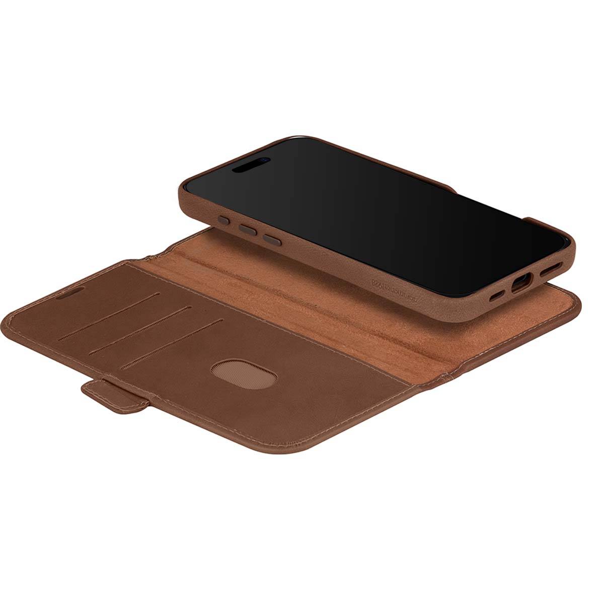 Étui pour iPhone 16 Pro Compatible MagSafe Folio 2 en 1 Modèle Lynge-1