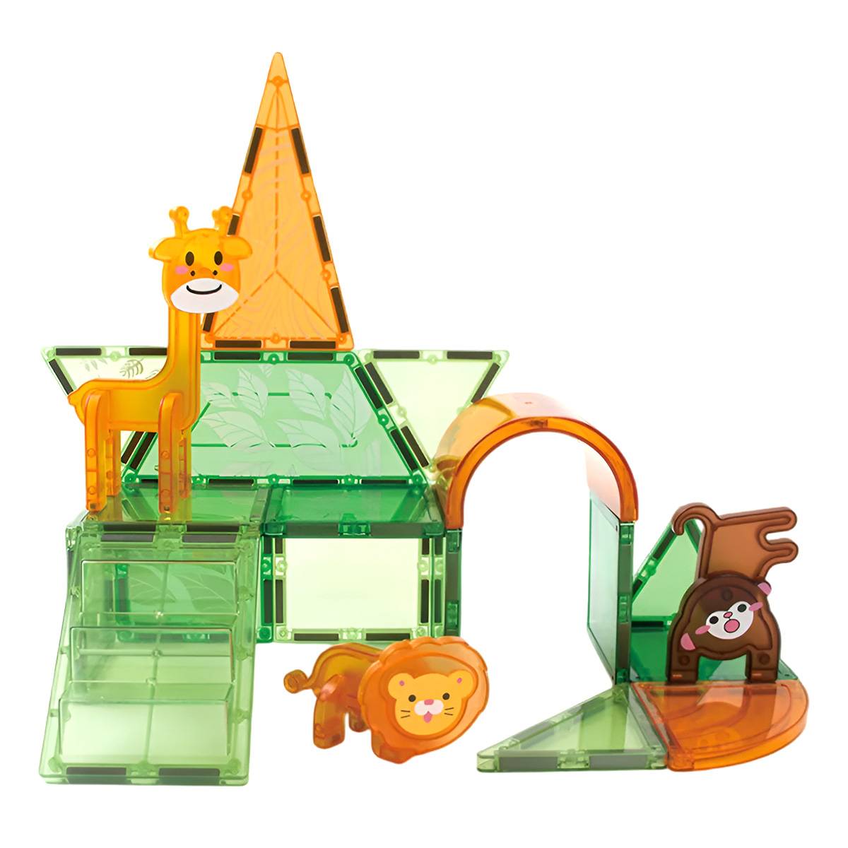 Jeu de construction magnétique de 50 pcs - Modèle Jungle-3
