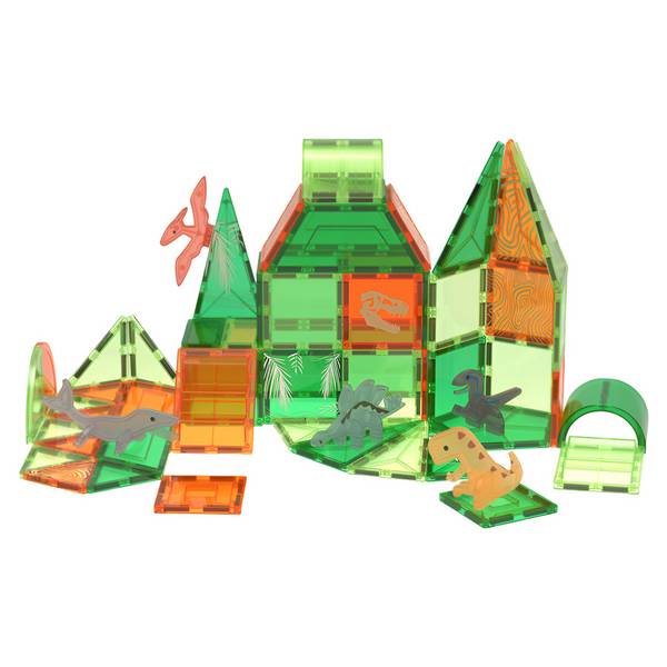 Jeu de construction magnétique de 62 pcs - Modèle Jurassic