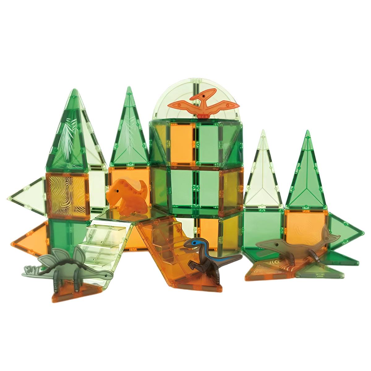 Jeu de construction magnétique de 62 pcs - Modèle Jurassic-1
