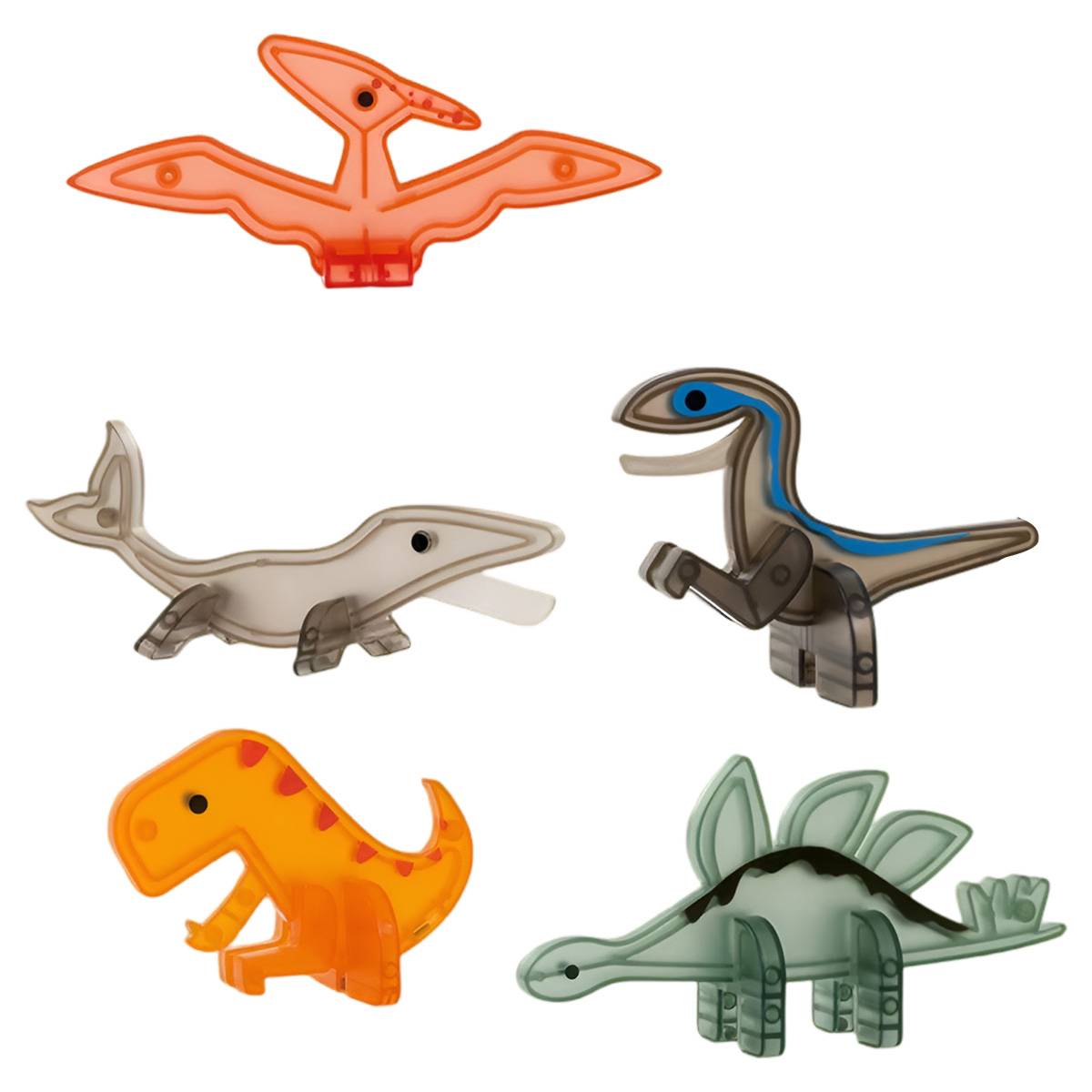 Jeu de construction magnétique de 62 pcs - Modèle Jurassic-2