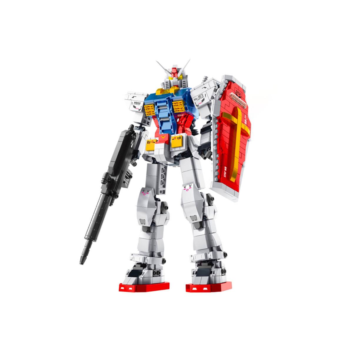 Jeu de Construction Ancestor Robot XXL avec 1377 Briques Phosphorescent-1