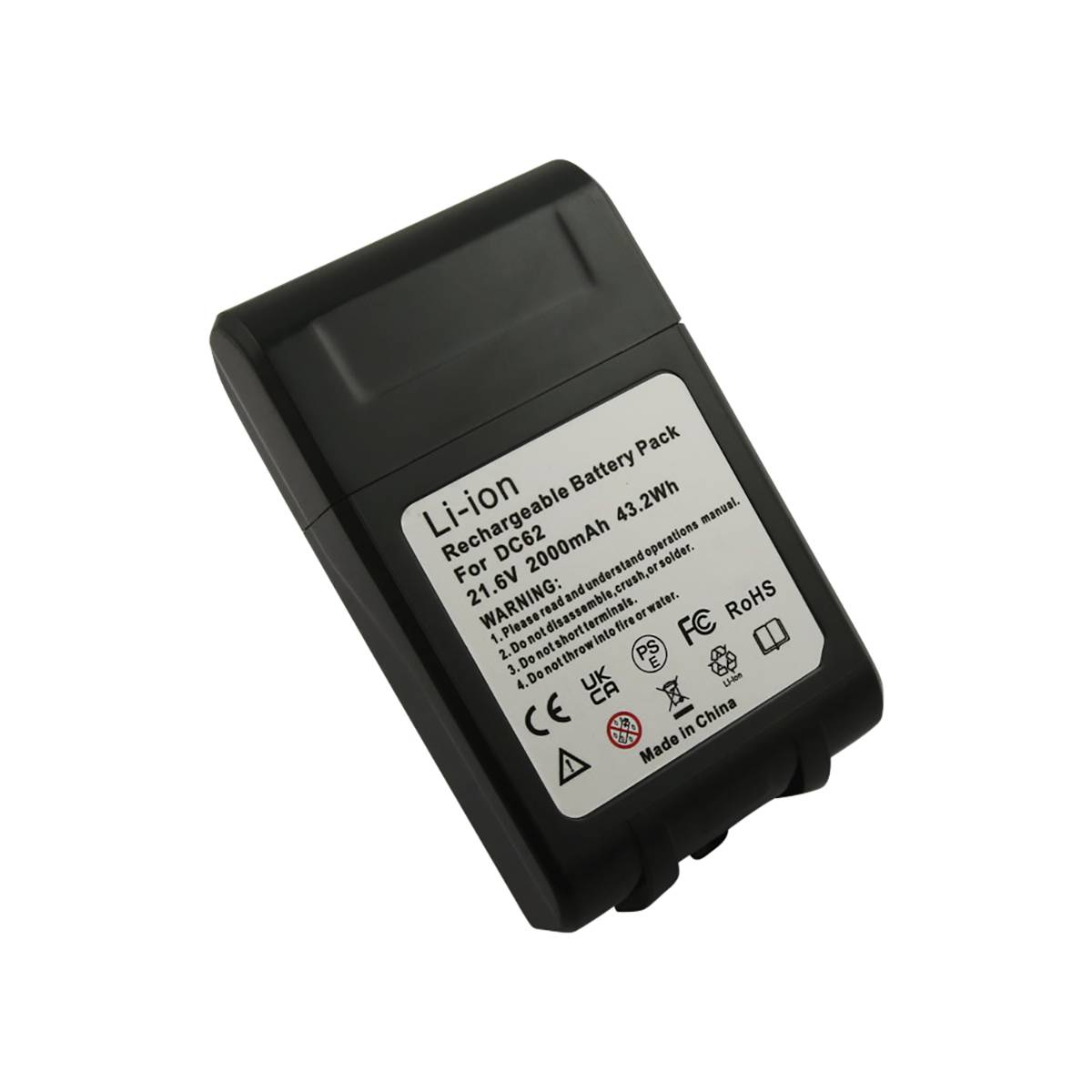 Batterie pour Aspirateur Dyson DC62 Li-ion 21.6 V 2000mAh 43.2 Wh-0
