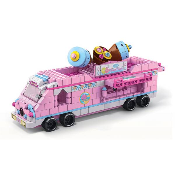 Jeu Construction 6 en 1 1000 pièces Camion de Glace Divertissant