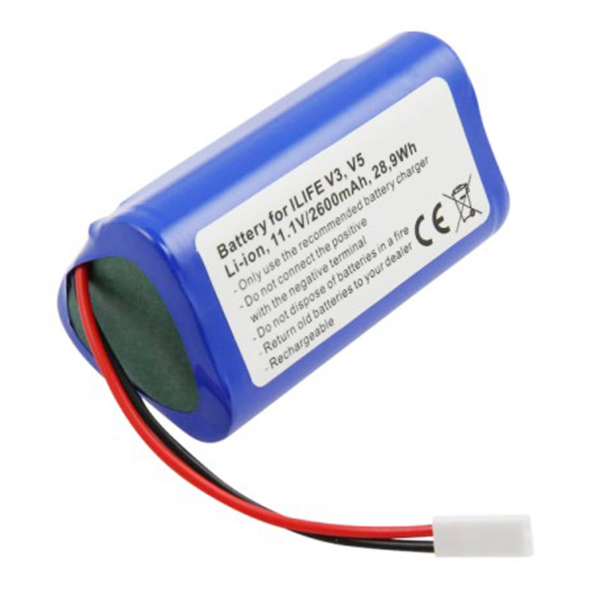 Batterie pour Robot Aspirateur ILIFE V3 / V3s / V5 / V5s 11.1V 2600mAh 28.9Wh-0